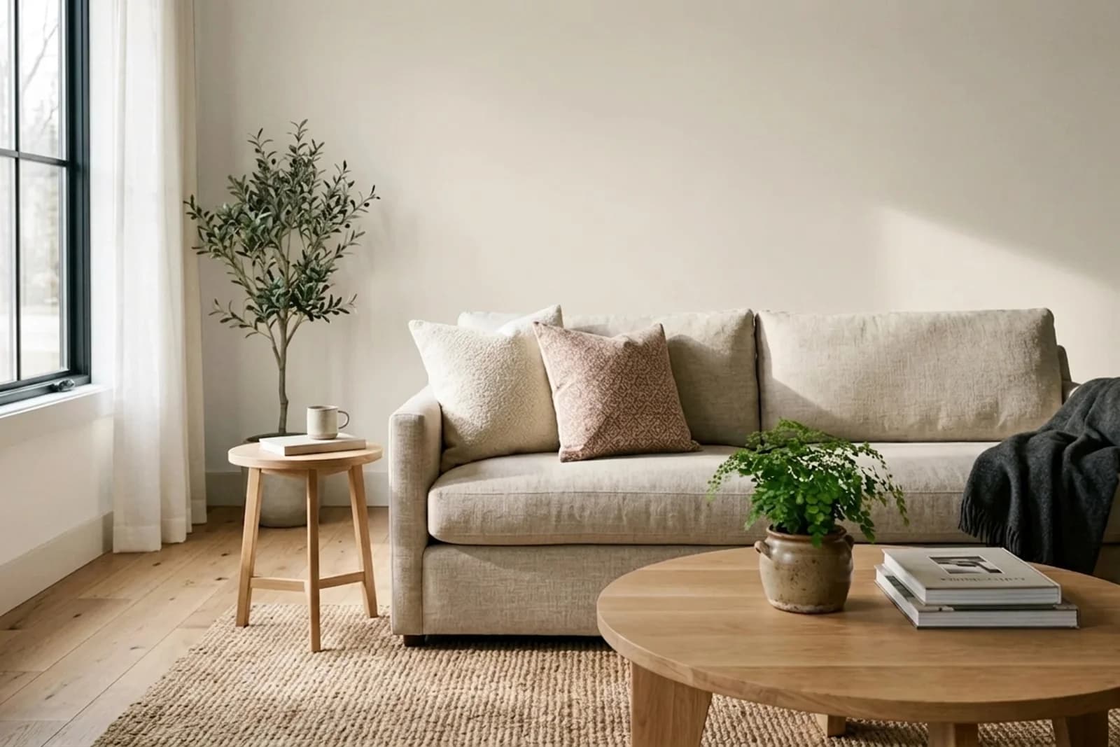 Asian Paints Solitaire 8500 on the walls of a living room — AI-assisted visualization