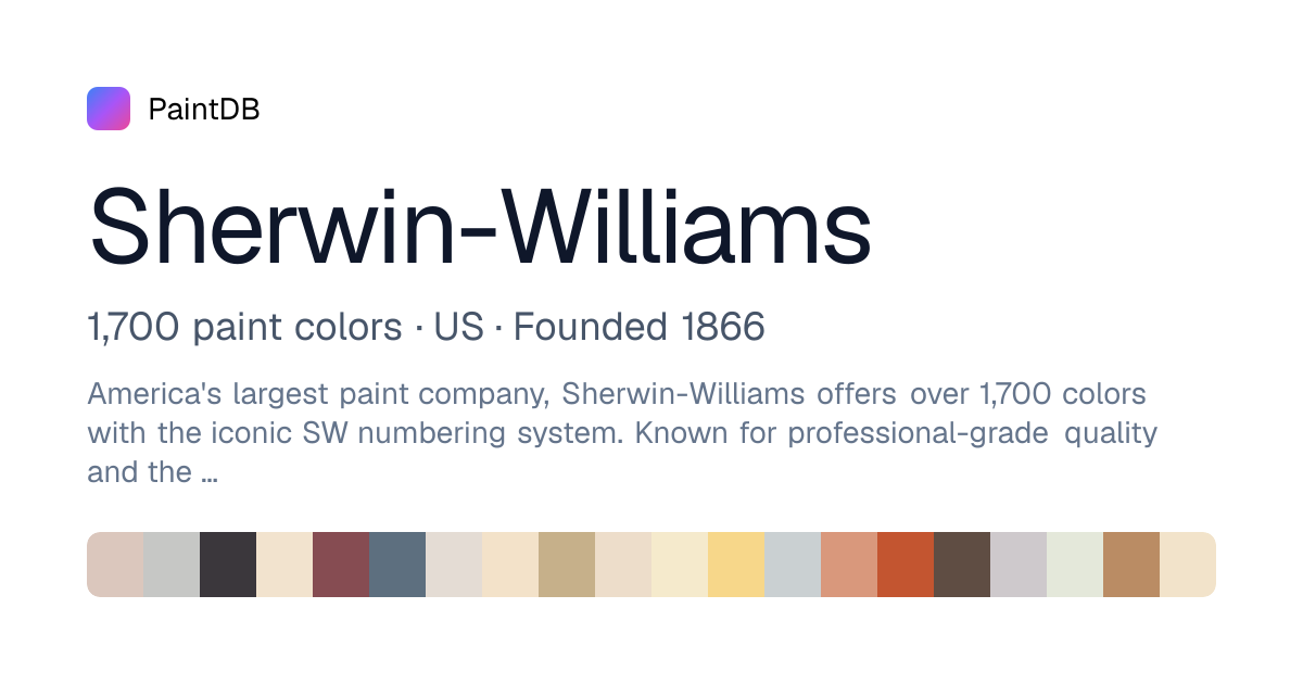 Sherwin-Williams Purple Paint Colors | PaintDB