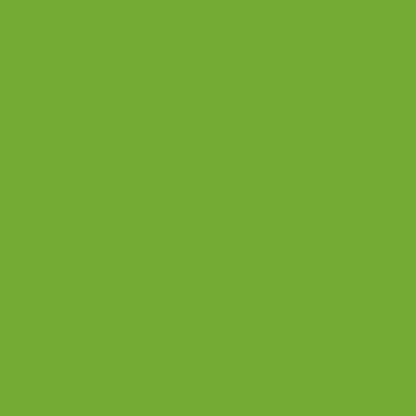 AP Parrot Green 7661 paint color swatch — hex #74AB37