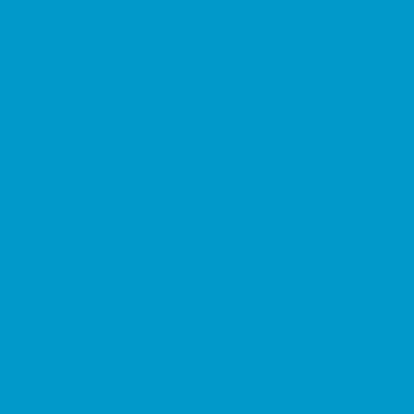 Behr Isle Of Capri 550B-6 paint color swatch — hex #0099C9