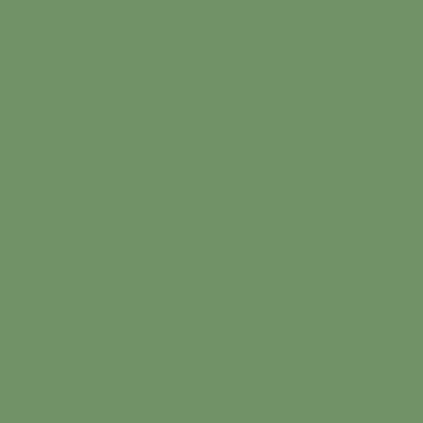 Behr Mossed Opportunity M400-6A paint color swatch — hex #719166