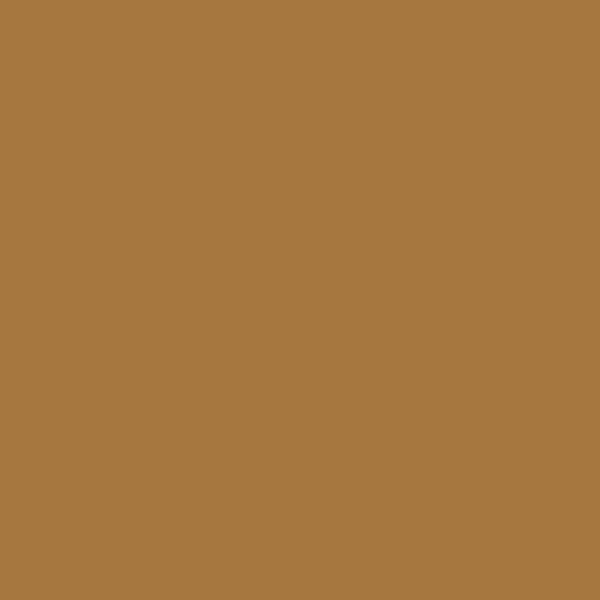 Behr Invitation Gold MQ4-06 paint color swatch — hex #A6773F