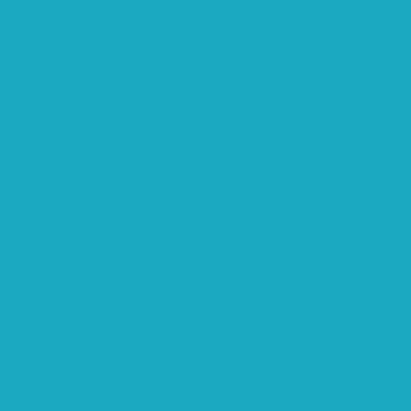 Behr High Dive P480-5 paint color swatch — hex #1AA9C1