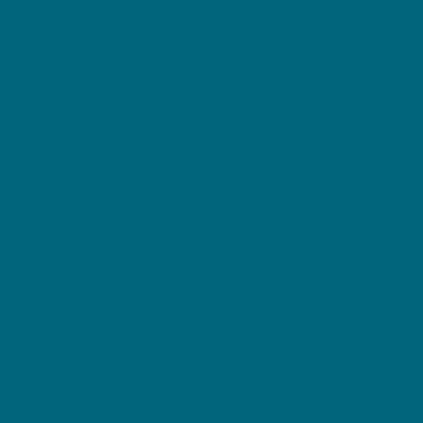 Behr Striking P480-7 paint color swatch — hex #00667B