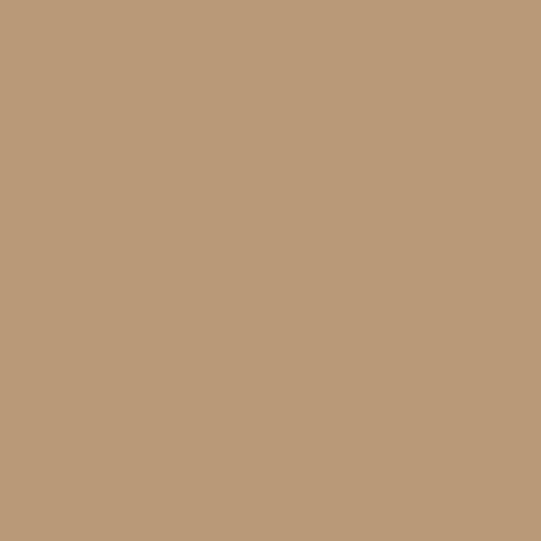 BM Saddle Tan 1124 paint color swatch — hex #B99978