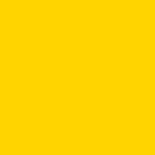 BM Yellow 2022-10 paint color swatch — hex #FFD400