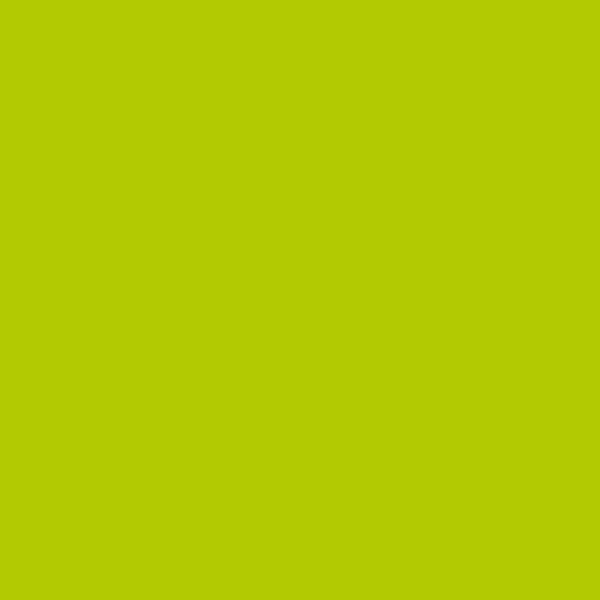 BM Bright Lime 2025-10 paint color swatch — hex #B4CA00