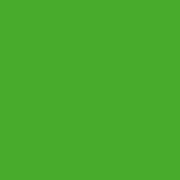 BM Tropical Seaweed Green 2030-20 paint color swatch — hex #48AB2C