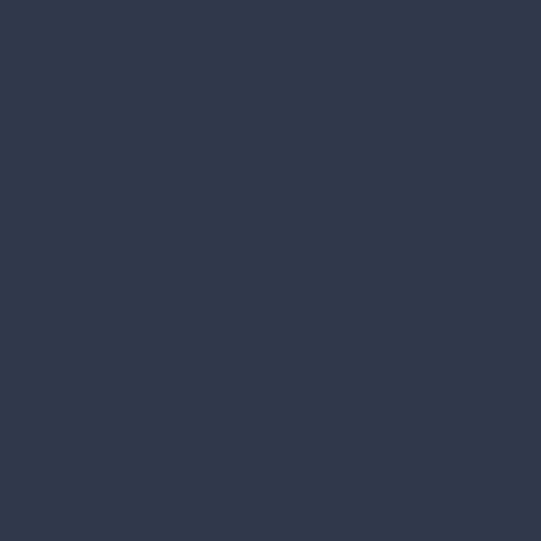 BM Deep Royal 2061-10 paint color swatch — hex #2F394B