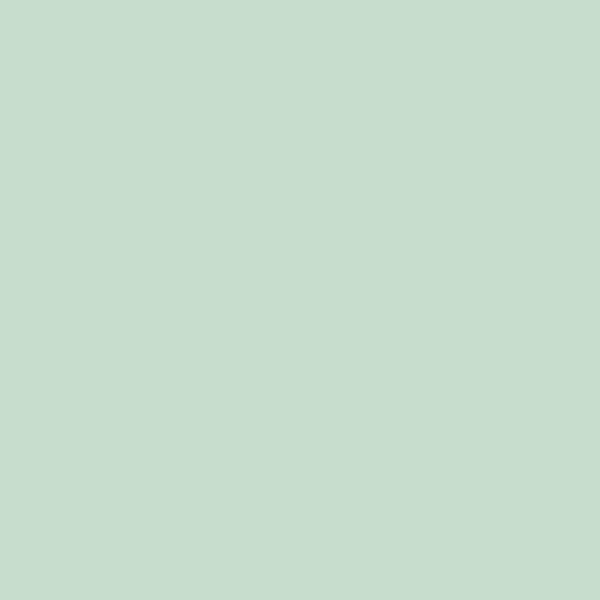 BM Feather Green 625 paint color swatch — hex #C7DDCD