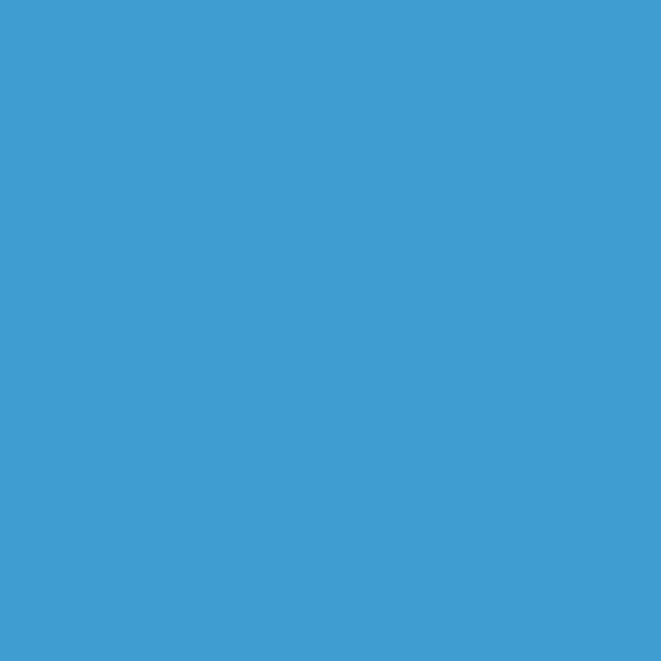 BM Bayberry Blue 790 paint color swatch — hex #3F9DD1