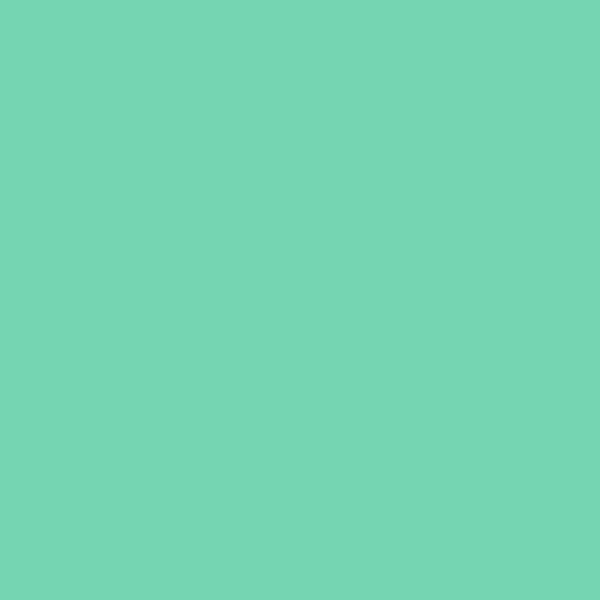 Berger Sporting Green 4T0949 paint color swatch — hex #75D5B2