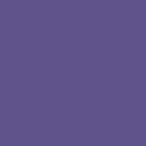 Berger Powerful Passion 5A0422 paint color swatch — hex #60528C