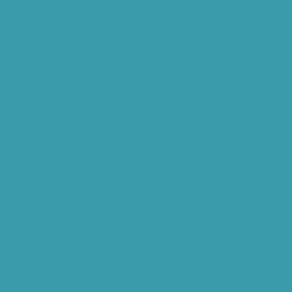 Caparol Blu 10 BLU 10 paint color swatch — hex #3A9BAA