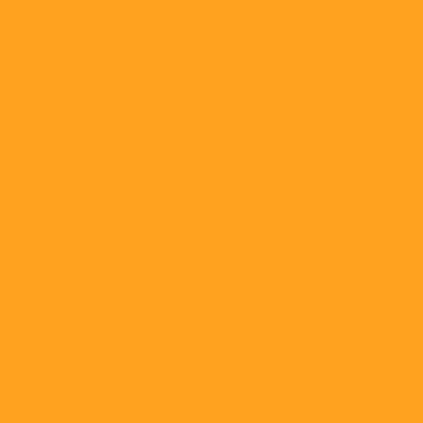 Caparol Laser 40 LASER 40 paint color swatch — hex #FFA21F