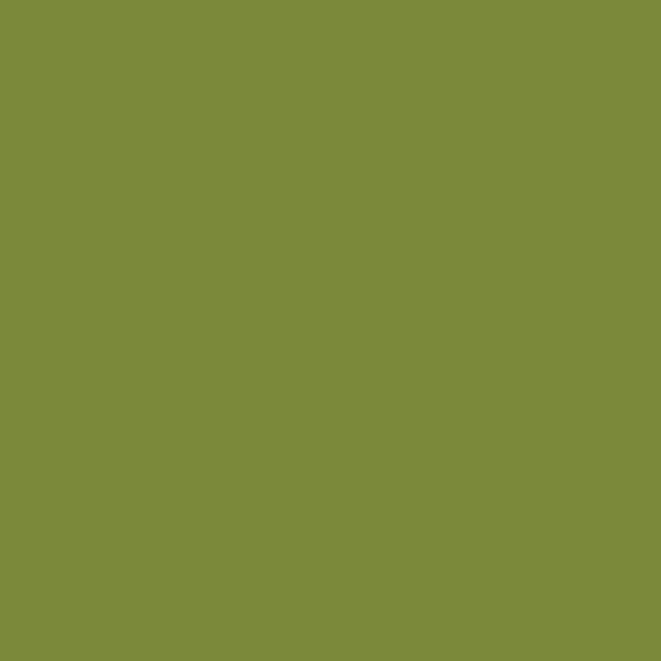 Caparol Pinie 65 PINIE 65 paint color swatch — hex #7B893A