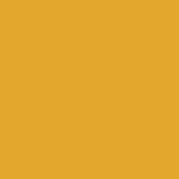 Crown Golden Rapture B1433R paint color swatch — hex #E3A72E