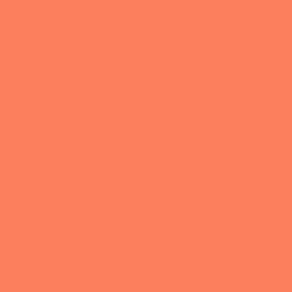 Dulux AU Pink Fire S07H6 paint color swatch — hex #FC7F5D