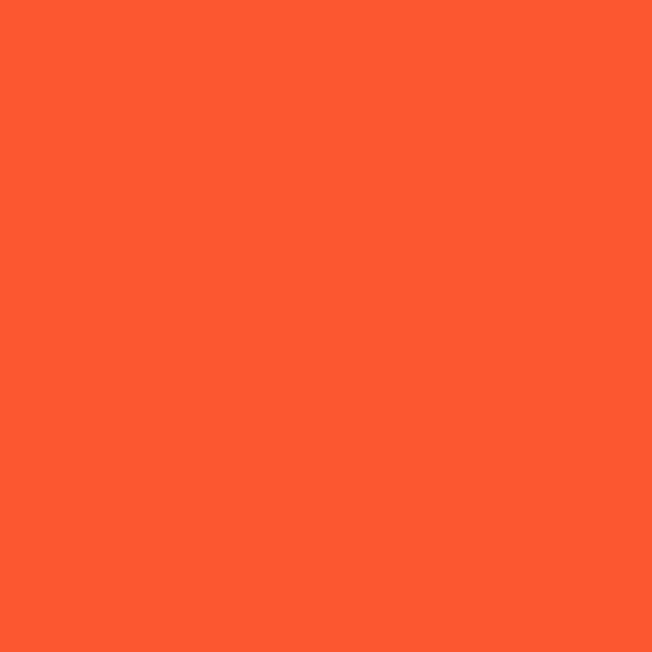 Dulux AU Circus S08H8 paint color swatch — hex #FC5730