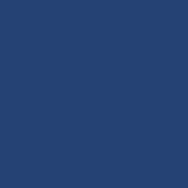 Dulux AU Blue Expanse S41H8 paint color swatch — hex #254274