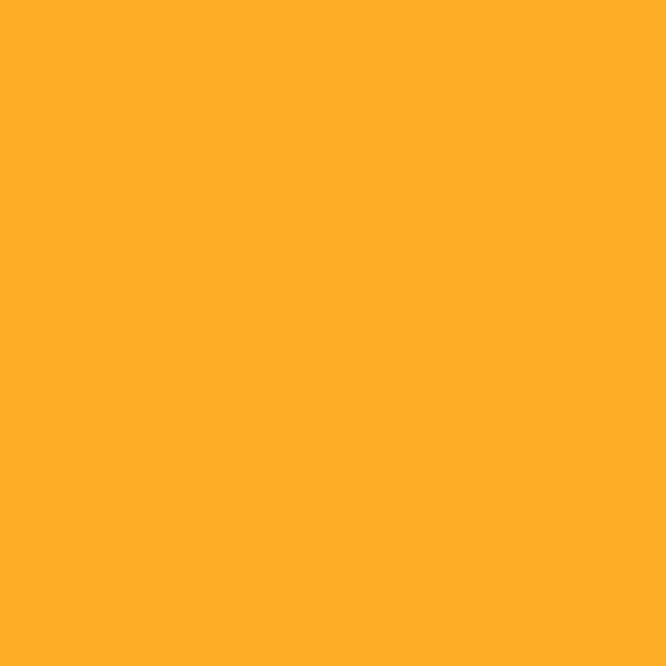 Dulux AU Bright Idea SB7B7 paint color swatch — hex #FDAB26