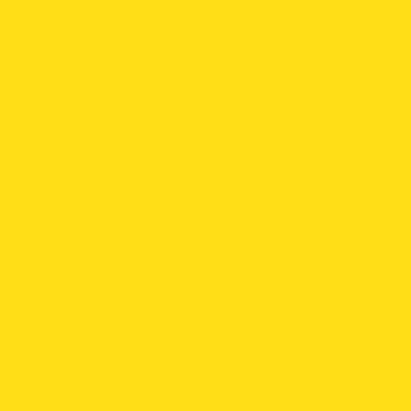 Dulux AU Fresh Lemon SB8A2 paint color swatch — hex #FFDD17