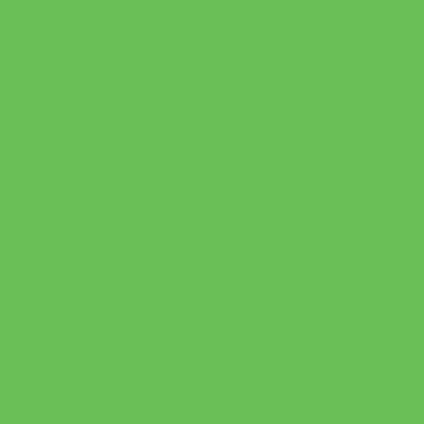 Dulux AU Kermit Green SB8B8 paint color swatch — hex #6BBD56
