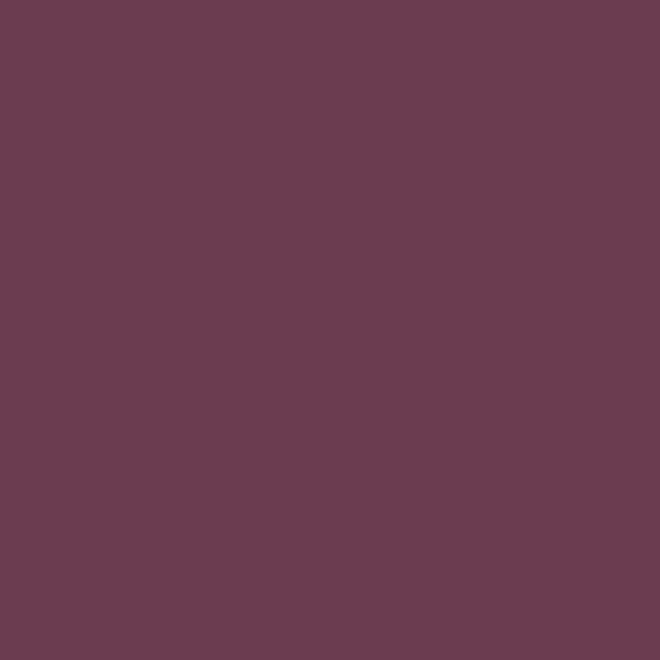 Dulux Velvet Robe 237904 paint color swatch — hex #6B3C50