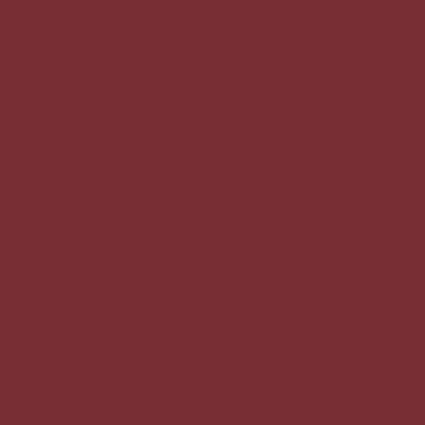 Dulux Ruby Starlet 266242 paint color swatch — hex #782E34