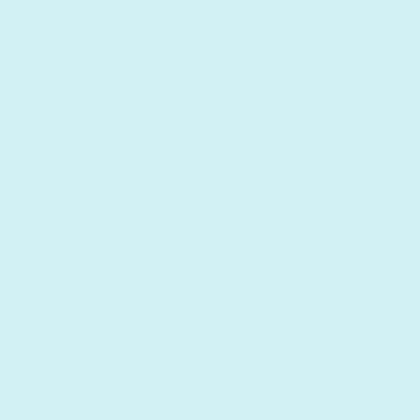 DE Windswept DE5749 paint color swatch — hex #D1F1F5