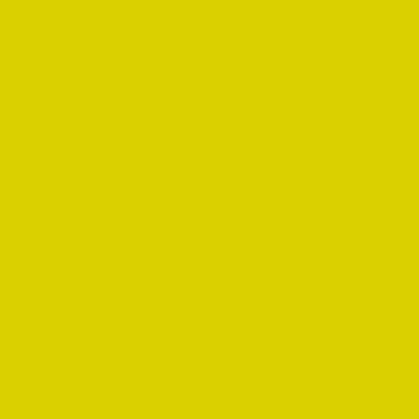 DE Chartreuse DEA123 paint color swatch — hex #DAD000