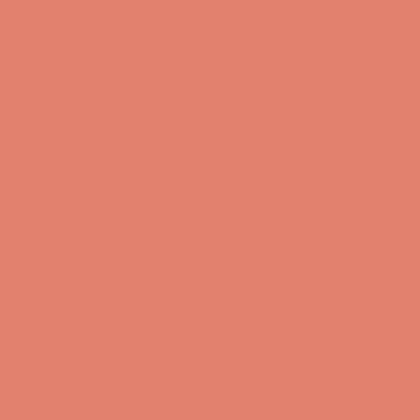DE Pottery Clay DET437 paint color swatch — hex #E0816F