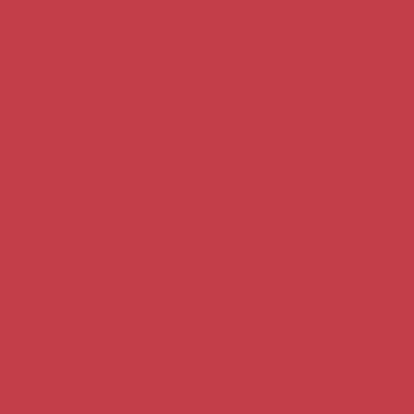 Glidden Poinsettia Red 05YR 15/555 paint color swatch — hex #C33E49