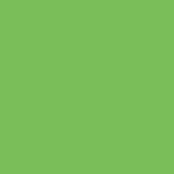 Glidden Green Pear PPG1224-7 paint color swatch — hex #79BE58