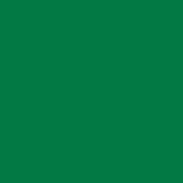 Glidden Blarney Stone PPG1226-7 paint color swatch — hex #027944