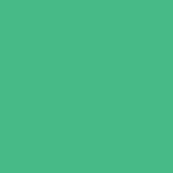 Glidden Aragon Green PPG1227-5 paint color swatch — hex #47BA87