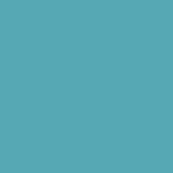 Glidden Blue Calypso PPG1235-5 paint color swatch — hex #55A7B6