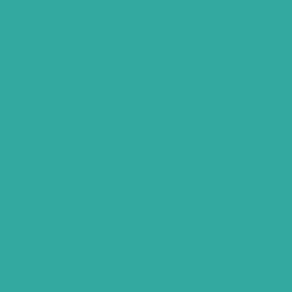 Jotun BAHR 6033 paint color swatch — hex #33A9A0