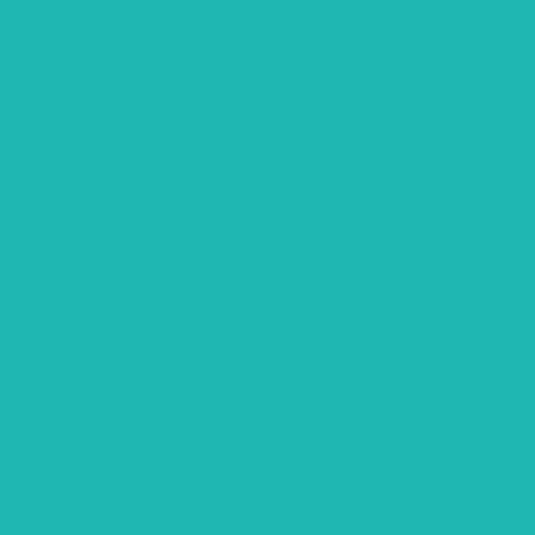 Nerolac Kelsey 2499 paint color swatch — hex #1FB7B2