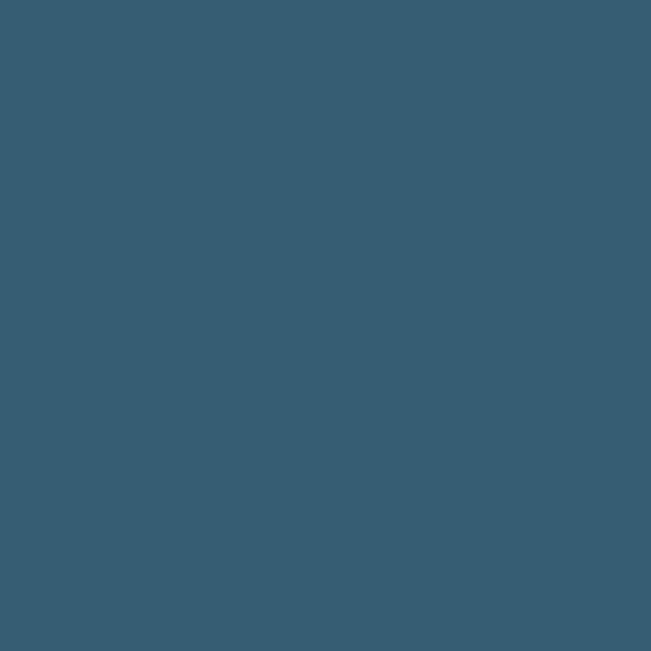 PPG Brigade 1152-6 paint color swatch — hex #365D73