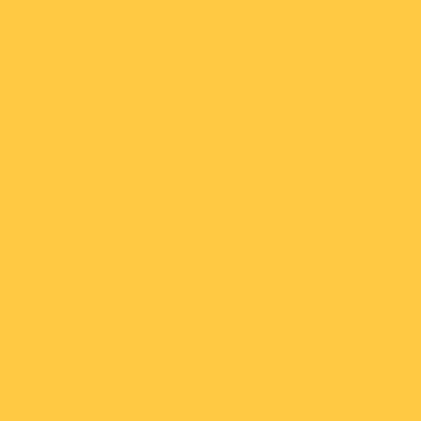 PPG Be Daring 1211-7 paint color swatch — hex #FFC943