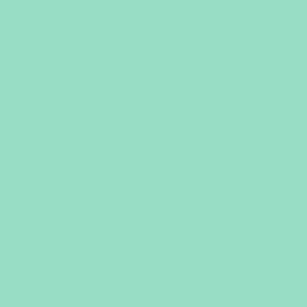 PPG Almost Aqua 1229-3 paint color swatch — hex #98DDC5