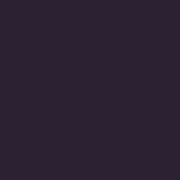 Resene Bleached Cedar BleachedCedar paint color swatch — hex #2C2133