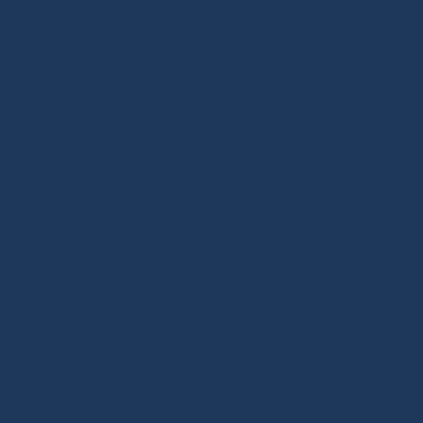 Resene Cello Cello paint color swatch — hex #1E385B