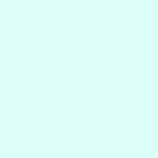 Resene Frosted Mint FrostedMint paint color swatch — hex #DBFFF8