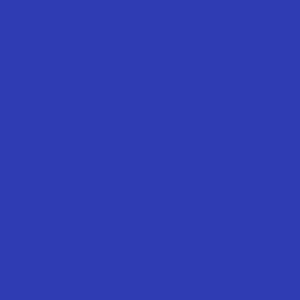 Resene Governor Bay GovernorBay paint color swatch — hex #2F3CB3