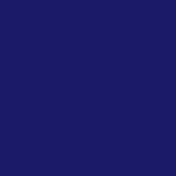 Resene Lucky Point LuckyPoint paint color swatch — hex #1A1A68
