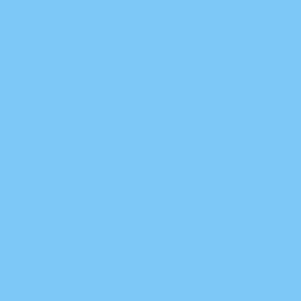 Resene Malibu Malibu paint color swatch — hex #7DC8F7