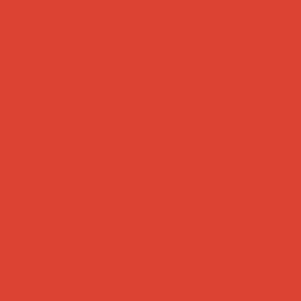 Resene Punch Punch paint color swatch — hex #DC4333