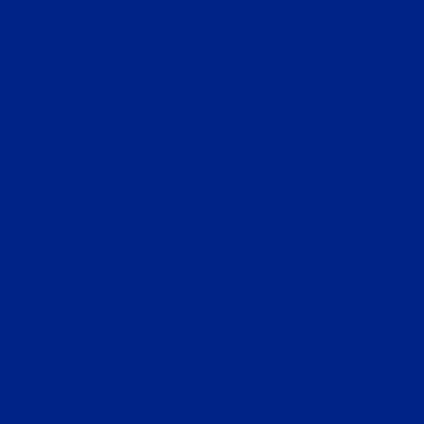 Resene Resolution Blue ResolutionBlue paint color swatch — hex #002387
